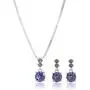 NINE WEST Silver-Tone and Necklace and Earrings Set NINE WEST Silver-Tone and Necklace and Earrings Set