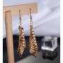 FIBO STEEL 16 Pairs Bohemian Metal Earrings Set for Women Statement Drop Dangle Earrings Vintage Bohemian Earrings Boho Fashion Jewelry