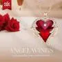 CDE Angel Wing Love Heart Necklaces for Women Silver Tone/Gold Tone Pendant Valentines Day Jewelry Gifts for Women Mom/Wife/Sister CDE Angel Wing Love Heart Necklaces for Women Silver Tone/Gold Tone Pendant Valentines Day Jewelry Gifts for Women Mom/Wife/Sister