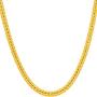 LIFETIME JEWELRY 3.5mm Franco Chain Necklace for Women Men 24k Real Gold Plated