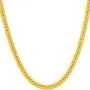 LIFETIME JEWELRY 3.5mm Franco Chain Necklace for Women Men 24k Real Gold Plated LIFETIME JEWELRY 3.5mm Franco Chain Necklace for Women Men 24k Real Gold Plated