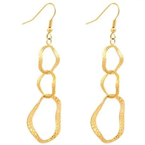 BUNSIKING Womens Earring 14 Gold Plated 316L Stainless Steel BUNSIKING Womens Earring 14 Gold Plated 316L Stainless Steel