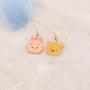 WSNANG Piglet Earring Friend Jewelry Fashion Novelty Dangle Earrings Friendship Gift