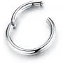 Changgaijewelry Surgical Stainless Steel 16G 18G Nose Ring Sleeper Cartilage Tiny Hoop Earrings Septum Hinged Clicker Helix Tragus Couch Daith Lip Piercings 6mm 8mm 10mm 12mm Set Silver Changgaijewelry Surgical Stainless Steel 16G 18G Nose Ring Sleeper Cartilage Tiny Hoop Earrings Septum Hinged Clicker Helix Tragus Couch Daith Lip Piercings 6mm 8mm 10mm 12mm Set Silver