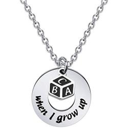 AKTAP Matilda Musical Inspired Necklace When I Grow Up Musical Theatre Jewelry for Her