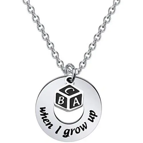 AKTAP Matilda Musical Inspired Necklace When I Grow Up Musical Theatre Jewelry for Her