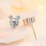 Puadun 925 Silver Mouse Shape Stud Earrings with Sparkling Cubic Zirconia Hypoallergenic Cute Stud Earring for Women Girls Birthday Gifts(Free Jewelry Box) Puadun 925 Silver Mouse Shape Stud Earrings with Sparkling Cubic Zirconia Hypoallergenic Cute Stud Earring for Women Girls Birthday Gifts(Free Jewelry Box)