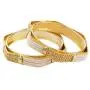 Efulgenz Indian Style Bollywood Traditional Gold Plated Faux Pearl Wedding Bracelet Bangle Set Jewelry Efulgenz Indian Style Bollywood Traditional Gold Plated Faux Pearl Wedding Bracelet Bangle Set Jewelry