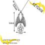 KEYCHIN Supernatural Inspired Jewelry SPN Jewelry Supernatural Evil Power Wing Five-Pointed Star Necklace Supernatural Fans Sam Dean Winchester Gift