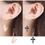 Halloween Drop Cross Earrings Gifts for Women Girl Her Ladies Teen 2 Pair Stainless Steel Dangle Earrings for Daughter Mom Student Coworker Friend on Christmas Birthday Costume Party Jewelry Set