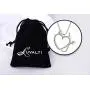 Luvalti Gorgeous Devil Heart Necklace - Pendant Necklace for Women, Heart with Devil Horns, Jewelry Necklaces, Lovely Charming Naughty Love Design, Haloween Gift, Free Premium Black Velvet Pouch Bag