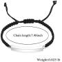 zeqingjw Cremation Bracelet for Ashes Adjustable Cremation Urn Bracelet Bangle for Ashes Stainless Steel Memorial Ashes Keepsake Jewelry for Men Women