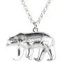 WEVENI Enamel Alloy Lovely Polar Bear Necklace Pendant Chain Jewelry Gifts for Women Girls Ladies WEVENI Enamel Alloy Lovely Polar Bear Necklace Pendant Chain Jewelry Gifts for Women Girls Ladies