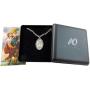 St Christopher Pewter Medal on a Stainless Steel Chain with Holy Card Gift Boxed Set