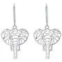 JO WISDOM Elephant Earrings,925 Sterling Silver Animal Leverback Dangle & Drop Earrings,Jewelry for Women JO WISDOM Elephant Earrings,925 Sterling Silver Animal Leverback Dangle & Drop Earrings,Jewelry for Women