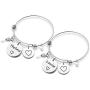 Eigso Thelma and Louise Gift Best Friends Keychain Bracelet Friendship Jewelry Pistol Gun Charm Friendship Gift