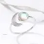 Sun Moon Open Rings Moonstone Gemstone Crescent Moon Finger Rings Mermaid Tail Statement Rings for Women Girls Birthstone Jewelry Sun Moon Open Rings Moonstone Gemstone Crescent Moon Finger Rings Mermaid Tail Statement Rings for Women Girls Birthstone Jewelry
