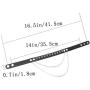 macoking Goth Leather Collar Choker Studded Spike Rivet Black Necklace Punk Bracelet