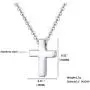 Xianli Wang Tiny Simple Cross Pendant for Children Boy Girl Stainless Steel Small Necklace Xianli Wang Tiny Simple Cross Pendant for Children Boy Girl Stainless Steel Small Necklace