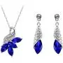 MAFMO Exquisite Austria Crystal Maple Leaf Necklace Earrings 2pcs Jewelry Set (8 Colors) MAFMO Exquisite Austria Crystal Maple Leaf Necklace Earrings 2pcs Jewelry Set (8 Colors)