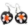 Hawaiian Plumeria Jewelry Set -Necklace, Bracelet, Earring for Luau Party, Graduation, Birthday. Made with Real Kukui Nut Lei with Hand Painted Flower, Tropical, Orchid Decoration Hawaiian Plumeria Jewelry Set -Necklace, Bracelet, Earring for Luau Party, Graduation, Birthday. Made with Real Kukui Nut Lei with Hand Painted Flower, Tropical, Orchid Decoration