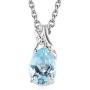 Shop LC 925 Sterling Silver Dangle Drop Earrings Chain Pendant Necklace Prom Purple Jewelry Sets for Women 20(Amethyst/Garnet/Citrine/Topaz/Tourmaline)