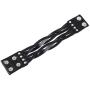 Jeilwiy Punk Leather Wristbands for Men Bracelets Handmade Wide Cuff Bangle Braided Jewelry Black Brown Adjustable - Teen Girls Boys Punk Fathers Gifts