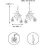 EVER FAITH Miraculous Halloween Jewelry Austrian Crystal Vivid Spider Hollow Web Animal Hook Earrings for Women