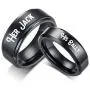 His Sally Her Jack Black Stainless Steel Romantic Couple Ring Lovers Promise Anniversary Engagement Wedding Bands His Sally Her Jack Black Stainless Steel Romantic Couple Ring Lovers Promise Anniversary Engagement Wedding Bands