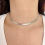 JIBSA 18K Gold Plated Choker Layered Thin Dainty Chain Necklace 14'' 16'' 18'' Long for Women Teen Girls Fashion Jewelry