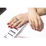 Crazy Feng Gold Snake Rings Silver Serpent Ring Snake Jewelry for Women Snake Rings for Teen Girls Punk Gothic Rings