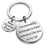 Zuo Bao Aunt Gift Best Auntie Ever Keychain Gift for Auntie from Nephew Niece Jewelry Gift Idea for Aunt Im Incredibly Fortunate to Have Someone Like You in My Life Keychain Zuo Bao Aunt Gift Best Auntie Ever Keychain Gift for Auntie from Nephew Niece Jewelry Gift Idea for Aunt Im Incredibly Fortunate to Have Someone Like You in My Life Keychain