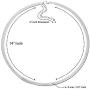 JIBSA 18K Gold Plated Choker Layered Thin Dainty Chain Necklace 14'' 16'' 18'' Long for Women Teen Girls Fashion Jewelry