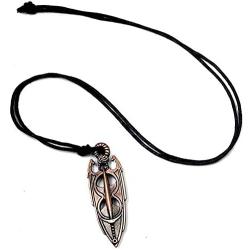 maipuxuan The Elder Scrolls 5 Game Around Necklace Pendant Amulet Akatosh for Men/Women