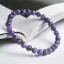 7mm Genuine Purple Natural Charoite Bracelet Crystal Round Bead Stretch Bracelet Woman Lady 7mm Genuine Purple Natural Charoite Bracelet Crystal Round Bead Stretch Bracelet Woman Lady