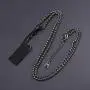 U7 Men Personalized Necklace Stainless Steel Chain & Kitchen Knife Pendant Punk Hip Hop Style