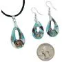 GlassOfVenice Gemma Murano Glass Necklace and Earrings Set - Aquamarine GlassOfVenice Gemma Murano Glass Necklace and Earrings Set - Aquamarine