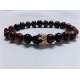LIDU Love Bracelet King and Queen Teir Friendship 8mm Beads Bracelet