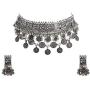 Zephyrr Fashion Choker Necklace Earrings Set Tribal/Turkish Style Women Boho Style Jewelry
