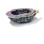 CXD-GEM Natural Agate Titanium Coated Crystal Geode Drusy Gemstone Pendant for Women Hand-Wrapped Pendant for Jewelry