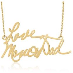 Personalized Handwriting Necklace Handwriting Jewelry, Custom Signature Necklace - Your Actual Handwriting - 925 Sterling Silver