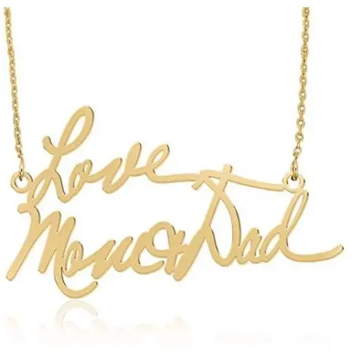 Personalized Handwriting Necklace Handwriting Jewelry, Custom Signature Necklace - Your Actual Handwriting - 925 Sterling Silver