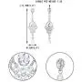 EVER FAITH Womens Crystal Simulated Pearl Bridal Vintage Chandelier Teardrop Earrings Clear Silver-Tone EVER FAITH Womens Crystal Simulated Pearl Bridal Vintage Chandelier Teardrop Earrings Clear Silver-Tone
