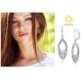 Big Apple Hoops - Lightweight 45mm Victorian Art Deco Filigree Leverback Dangle Pear Shaped Teardrop Earrings Made from Real Solid 925 Sterling Silver Oxidized Finish