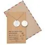 Quan Jewelry Dandelion Plate Pendant Necklace with Message Card, Inspirational Jewelry for Women Quan Jewelry Dandelion Plate Pendant Necklace with Message Card, Inspirational Jewelry for Women
