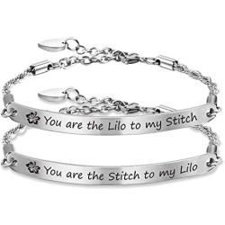 Best Friends Bracelet You are The Lilo to My Stitch Lilo and Stitch Inspired Bracelet Friendship Jewelry