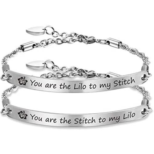 Best Friends Bracelet You are The Lilo to My Stitch Lilo and Stitch Inspired Bracelet Friendship Jewelry