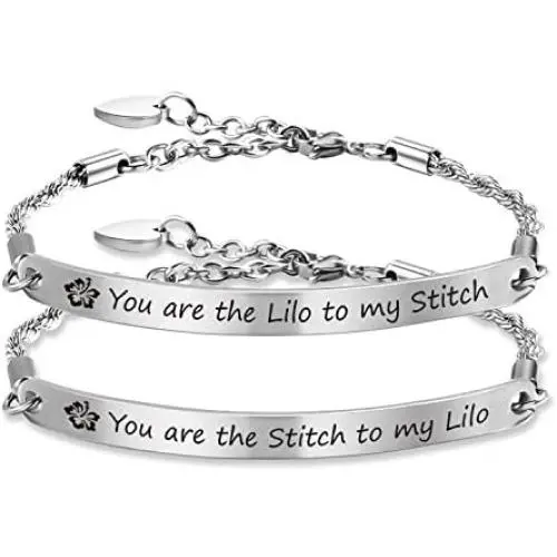 Best Friends Bracelet You are The Lilo to My Stitch Lilo and Stitch Inspired Bracelet Friendship Jewelry Best Friends Bracelet You are The Lilo to My Stitch Lilo and Stitch Inspired Bracelet Friendship Jewelry
