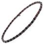 Accents Kingdom Red Tigers Eye Bead Hematite Classic Magnetic Necklace