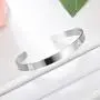 TTVOVO Inspirational Bracelets for Women Men Birthday Gifts Cuff Bangle Motivational Encouragement Friendship Bracelet Stainless Steel Engraved Personalized Mantra Quote Jewelry Gifts for Teens Girls